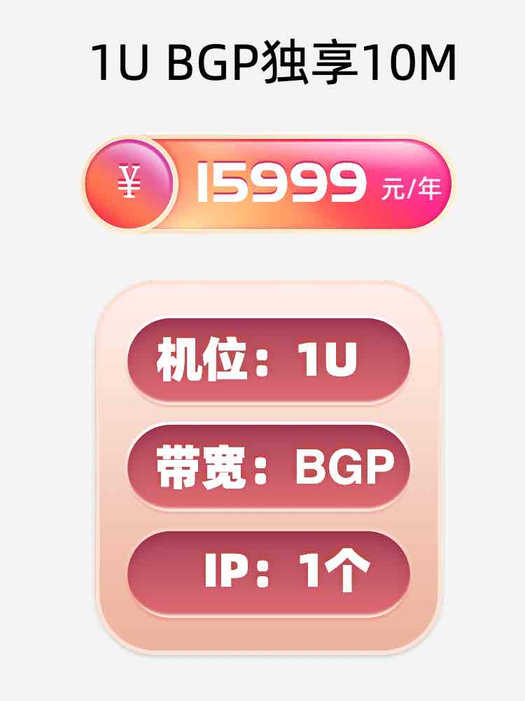 河南BGP独享服务器托管价格